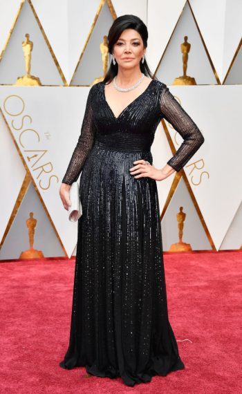 Shohreh Aghdashloo attends the 89th Annual Academy Awards