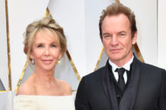 Trudie Styler and Sting attend the 89th Annual Academy Awards
