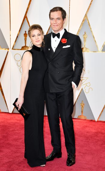 Michael Shannon and Kate Arrington attend the 89th Annual Academy Awards