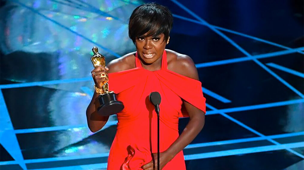 Viola Davis accepts Best Supporting Actress for 'Fences' during the 89th Annual Academy Awards