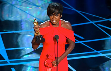 Viola Davis accepts Best Supporting Actress for 'Fences' during the 89th Annual Academy Awards