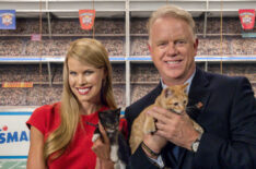 Beth Stern and Boomer Esiason, hosts of Kitten Bowl IV