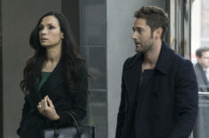 Famke Janssen and Ryan Eggold in 'The Blacklist: Redemption'