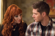 Supernatural - Ruth Connell as Rowena and Jensen Ackles as Dean