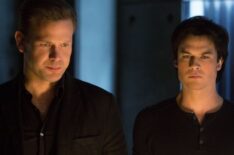 Matt Davis as Alaric and Ian Somerhalder as Damon in The Vampire Diaries - 'What Are You?'