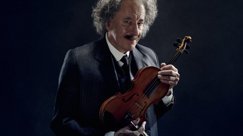 Geoffrey Rush as Albert Einstein in Genius