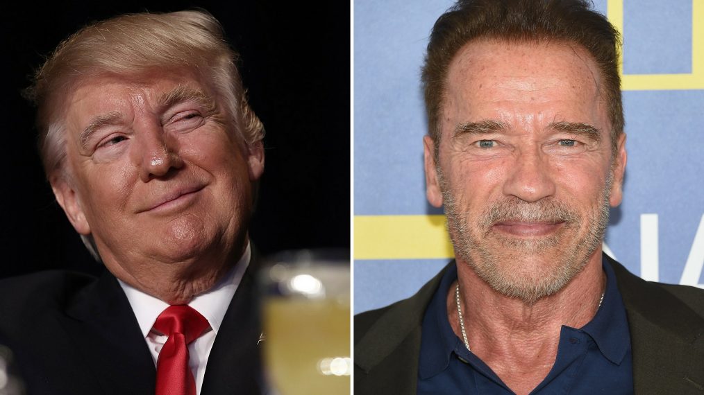 Donald Trump and Arnold Schwarzenegger