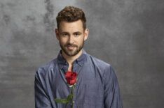 The Bachelor - Nick Viall with rose