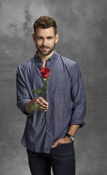 The Bachelor - Nick Viall with rose