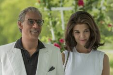 Alexander Siddig and Katie Holmes in The Kennedy's: After Camelot