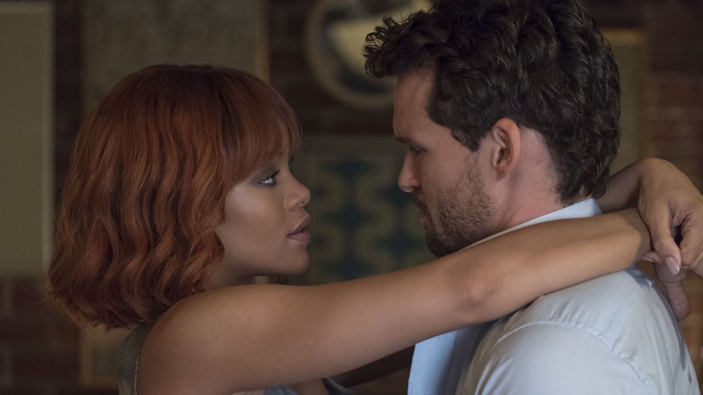 Bates Motel - Rihanna as Marion Crane, and Austin Nichols as Sam Loomis