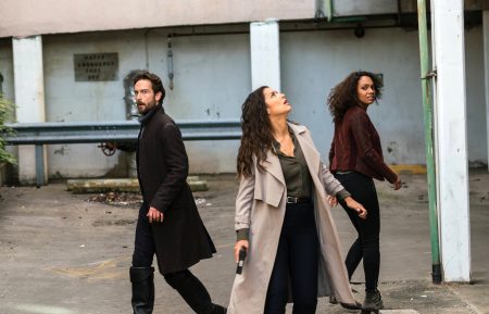 Tom Mison, Janina Gavankar and Lyndie Greenwood in Sleepy Hollow