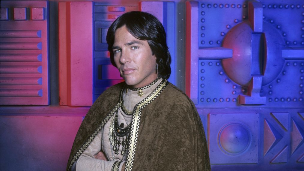 Richard Hatch in Battlestar Galactica, June 1978