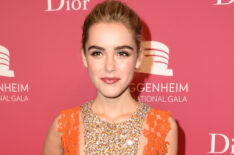 Kiernan Shipka attends the 2015 Guggenheim International Gala Pre-Party