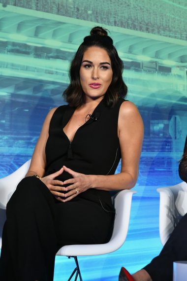 nikki bella shows off her fit body in birdiebee tank, black