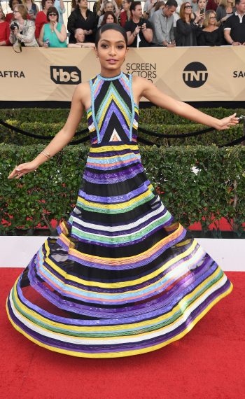 Yara Shahidi attends The 23rd Annual Screen Actors Guild Awards