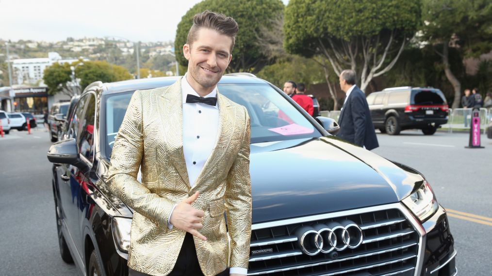 Matthew Morrison arrives in an Audi Q7 to the 25th Annual Elton John AIDS Foundation's Oscar Viewing Party