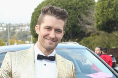 Matthew Morrison arrives in an Audi Q7 to the 25th Annual Elton John AIDS Foundation's Oscar Viewing Party