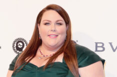 Chrissy Metz attends the 25th Annual Elton John AIDS Foundation's Academy Awards Viewing Party