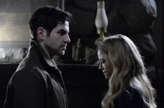 David Giuntoli as Nick Burkhardt, Claire Coffee as Adalind Schade in Grimm - 'The End'