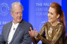 Jeff Perry and Darby Stanchfield during Paleyfest, 2017