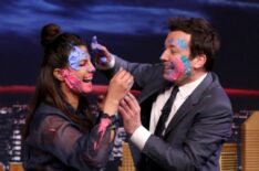 Actress Priyanka Chopra during an interview with host Jimmy Fallon on March 13, 2017
