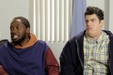 Lamorne Morris and Max Greenfield in the 'San Diego' season finale of New Girl