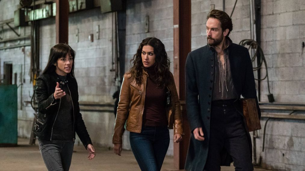 Seychelle Gabriel, Janina Gavankar, and Tom Mison in Sleepy Hollow