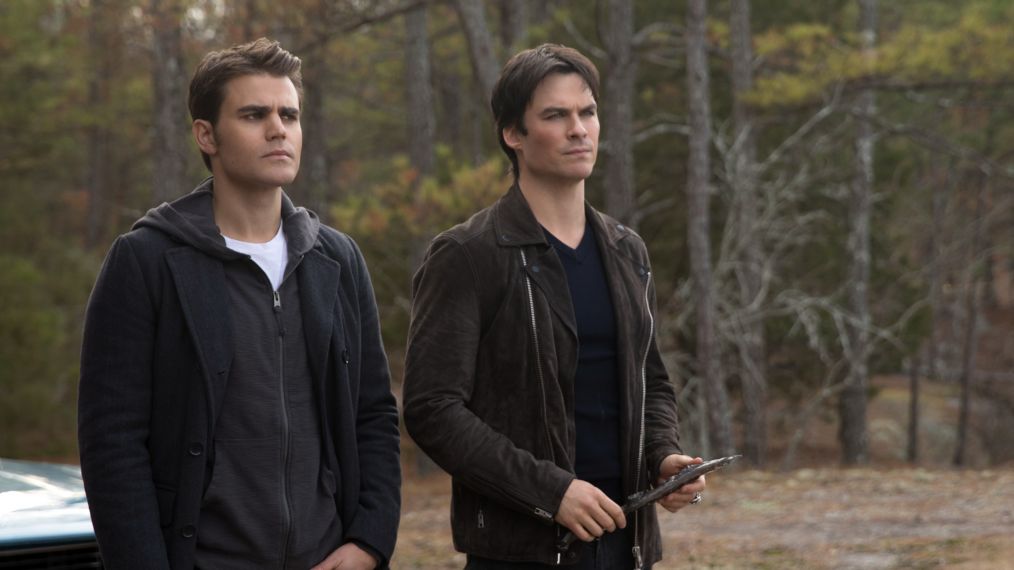 Paul Wesley as Stefan and Ian Somerhalder as Damon in The Vampire Diaries - 'It's Been a Hell of a Ride'