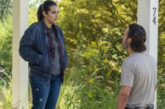 Walking Dead - Alanna Masterson and Andrew Lincoln