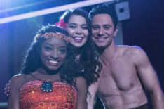 Simone Biles, Auli’i Cravalho, Sasha Farber on Dancing With the Stars