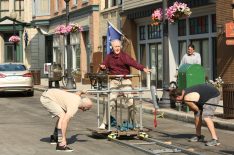 'Trial & Error' Stunt Double Turns John Lithgow Into an 8-Wheeled Roller-Skating Demon