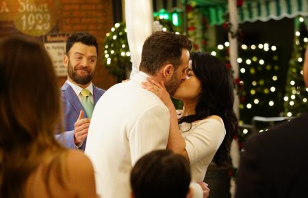 Toby (Eddie Kaye Thomas) and Happy (Jadyn Wong) tie the knot in Scorpion