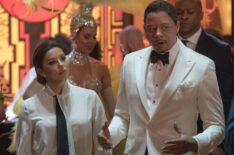 Eva Longoria as Charlotte Frost and Terrence Howard as Lucious Lyon