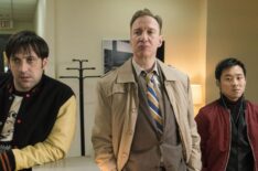 Goran Bogdan as Yuri Gurka, David Thewlis as V.M. Vargas, Andy Yu as Meemo in Fargo