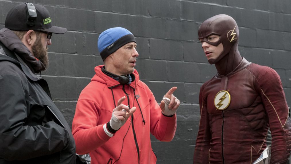 Tom Cavanagh Directs 'The Flash' with Grant Gustin