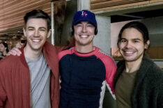 Behind the scenes of 'The Flash' with Grant Gustin, Tom Cavanagh, and Carlos Valdes