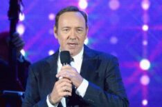 Actor Kevin Spacey performs onstage during the MPTF 95th anniversary celebration