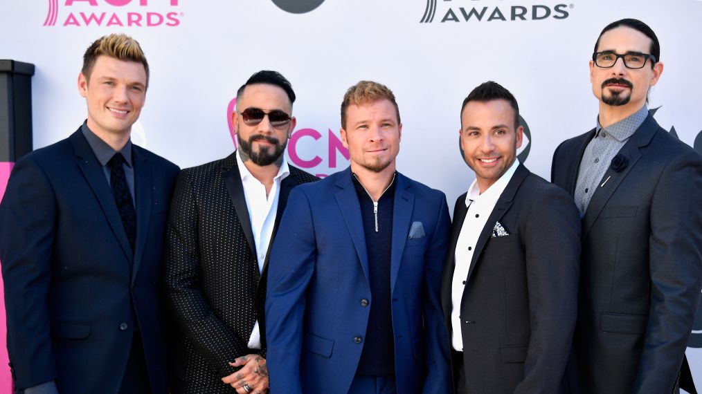 52nd Academy Of Country Music Awards - Backstreet Boys - Nick Carter, AJ McLean, Brian Littrell, Howie D, and Kevin Richardson