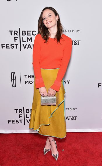 Sarah Ramos attends 'The Boy Downstairs' Premiere during the 2017 Tribeca Film Festival