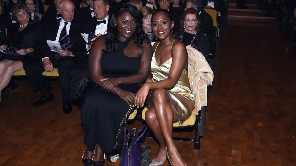 Danielle Brooks and Alicia Waller attend the Jazz at Lincoln Center 2017 Gala 'Ella at 100: Forever the First Lady of Song'