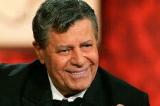 Jerry Lewis smiles during the 41st annual Labor Day Telethon to benefit the Muscular Dystrophy Association