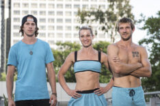 Team G-Force: Jesse La Flair, Jessie Graff and Nicholas Coolridge in Team Ninja Warrior - Season 2