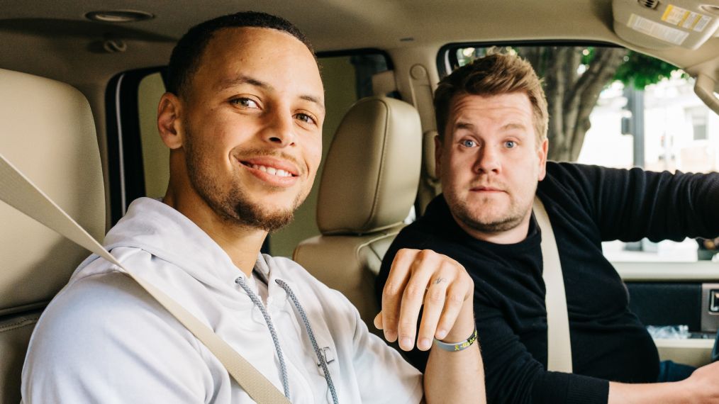 Stephen Curry, James Corden on Carpool Karaoke