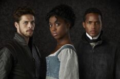 Still Star-Crossed – Wade Briggs as Benvolio, Lashana Lynch as Rosaline, and Sterling Sulieman as Prince Escalus