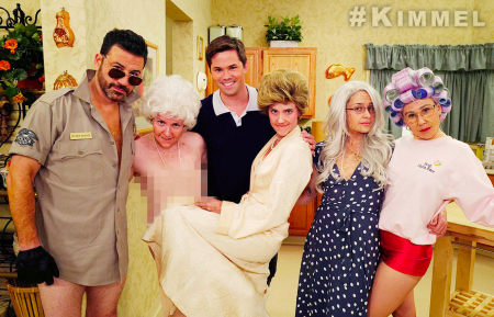 Jimmy Kimmel Live - The cast of Girls recreates The Golden Girls - Jimmy Kimmel, Lena Dunham, Andrew Rannells, Allison Williams, Jemima Kirke, Zosia Mamet