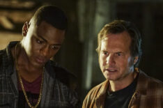 Justin Cornwell as Kyle Craig and Bill Paxton as Frank Rourke in the series finale of Training Day