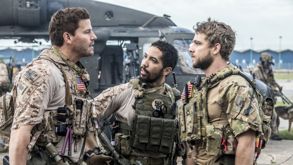 Seal Team - David Boreanaz, Neil Brown, and Max Thieriot