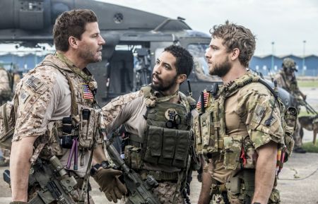 Seal Team - David Boreanaz, Neil Brown, and Max Thieriot