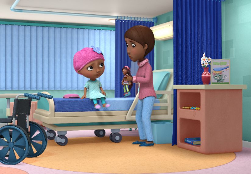 doc mcstuffins rolling cart